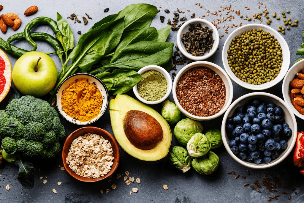 Alimentos saludables de temporada